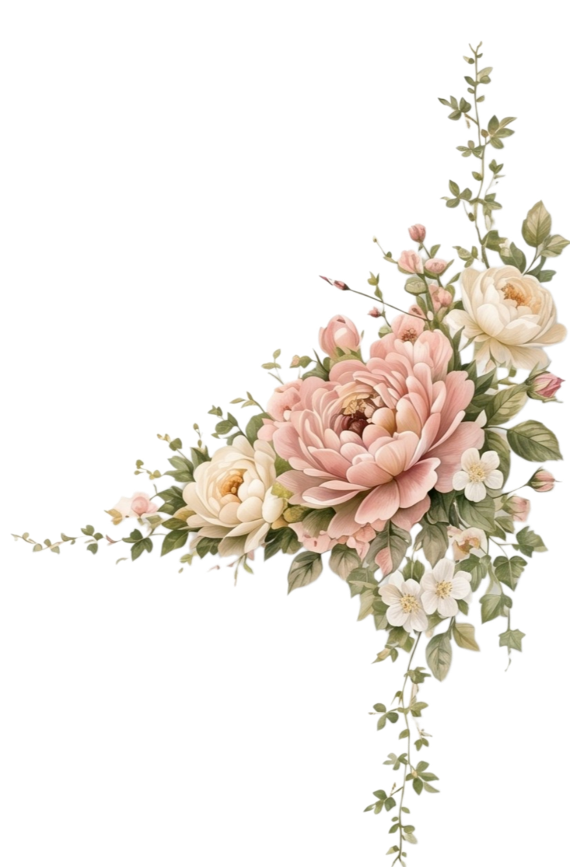 Decoración floral derecha